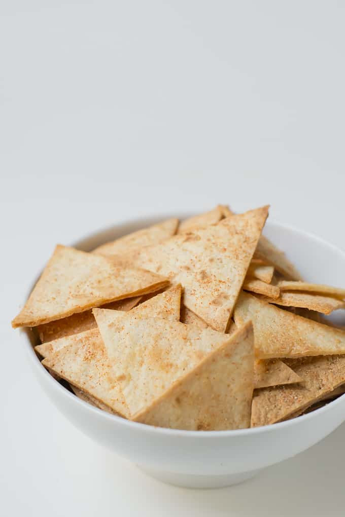 Nachos caseros saludables