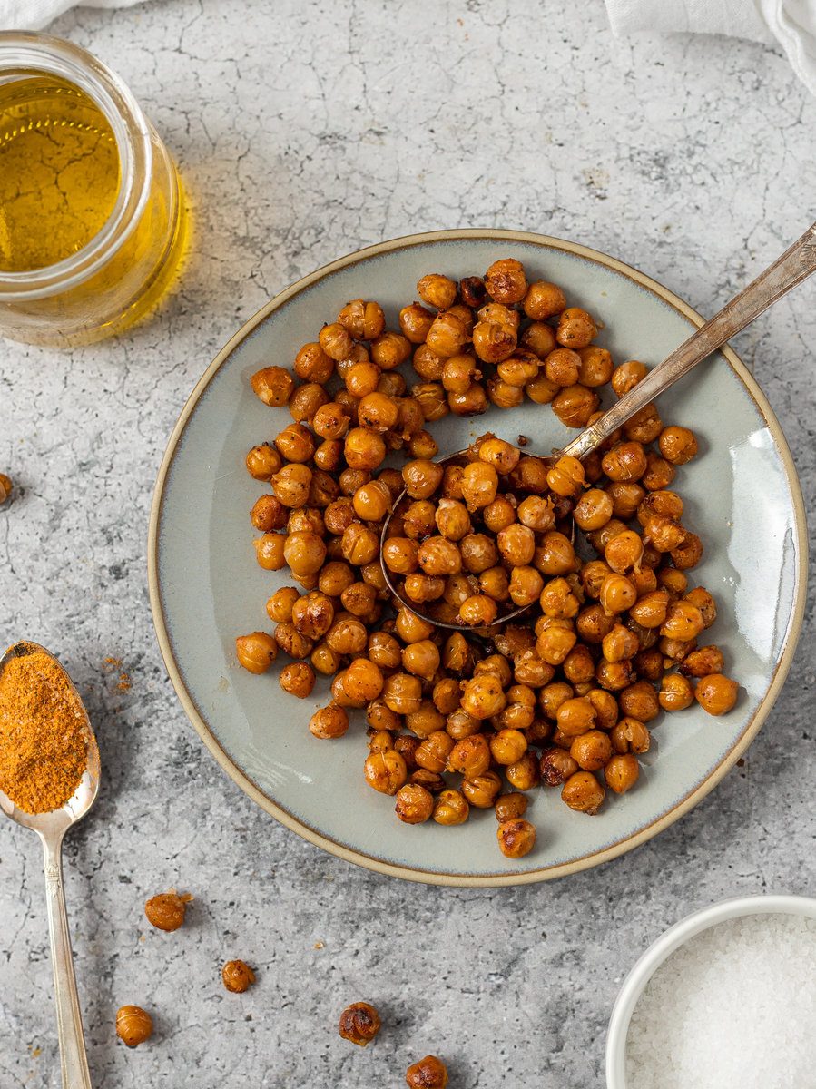 Receta de Garbanzos Crocantes: proteína rica y de calidad para tus picoteos